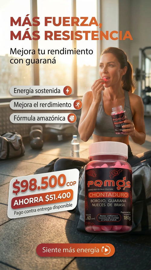 PQMOS Gomitas Energéticas de Chontaduro – Más Vitalidad Cada Día