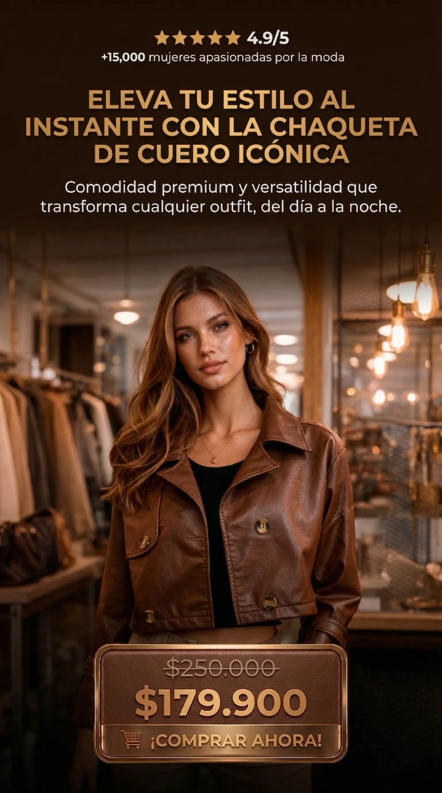 Eleva tu outfit en segundos con esta chaqueta